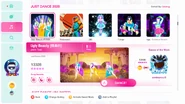 Ugly Beauty (怪美的) on the Just Dance 2020 menu (8th-gen)