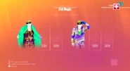 Just Dance 2018 coach selection screen (7th-gen)