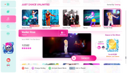 Voulez-Vous on the Just Dance 2020 menu