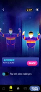 Just Dance Now coach selection screen (2024 update, phone)
