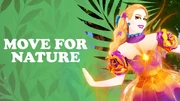 Lilas on an image promoting the Move for Nature playlist