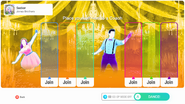 Just Dance 2020 coach selection screen (camera)