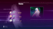 Just Dance 2017 routine selection screen