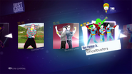 Ghostbusters on the Just Dance 2014 menu