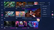 Happier Than Ever on the Just Dance 2023 Edition menu