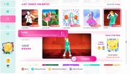 Lump no menu do Just Dance 2020