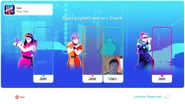 Just Dance 2020 coach selection screen (camera)
