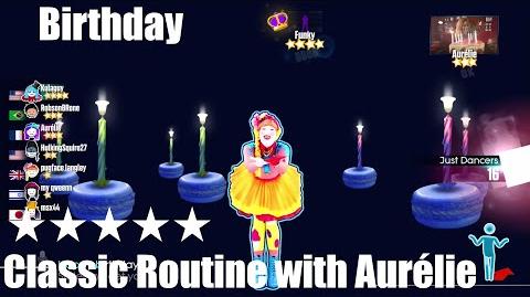 "Birthday" - Just Dance 2015 - Classic Routine with VIP Aurélie 5* Stars