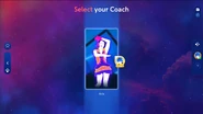 Just Dance 2024 Edition coach selection menu