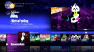 I Gotta Feeling on the Just Dance 2017 menu