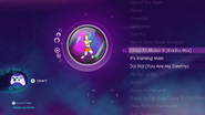 I Like to Move It on the Just Dance: Greatest Hits menu (Xbox 360)