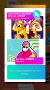 Just Dance Now release notification (along with A Little Party Your Kill Nobody (All We Got) (Twenties Version))