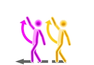 Pictogram error 3 (the outline of the arrow exceeds its boundaries)