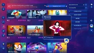 Maneater on the Just Dance 2024 Edition menu