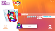 Just Dance Now scoring screen (Classic)