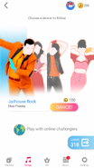 Just Dance Now coach selection screen (2020 update, phone)