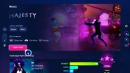 Majesty jd2023 infomenu.png (1.6 MB) Just Dance 2023 Edition info screen