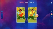 Just Dance 2024 Edition coach selection screen