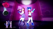 Just Dance Wii gameplay (Love Revolution 21)
