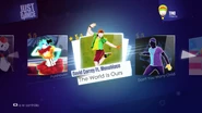 The World is Ours on the Just Dance 2014 menu