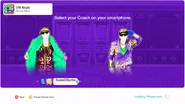 Just Dance 2020 coach selection screen (controller)