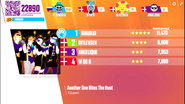 Just Dance Now scoring screen (2017 update)