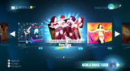 Bang Bang on the Just Dance 2015 menu