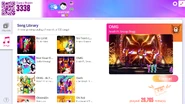 OMG on the Just Dance Now menu (2020 update, computer)