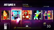 One Thing on the Just Dance 4 menu (Xbox 360)