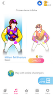 Just Dance Now coach selection screen (2020 update, phone)