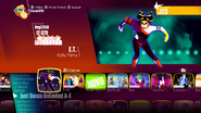 E.T. on the Just Dance 2018 menu