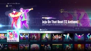 Juju On That Beat on the Just Dance 2016 menu
