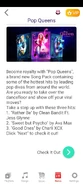 Newsfeed for the "Pop Queens" song pack