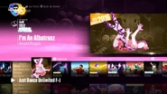 I’m An Albatraoz on the Just Dance 2017 menu