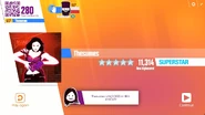 Just Dance Now scoring screen (2017 update)