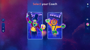 Just Dance 2024 Edition coach selection screen