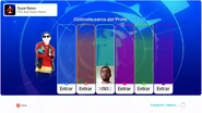 Just Dance 2020 coach selection screen (camera)