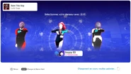 Just Dance 2019 coach selection screen