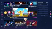 I Like to Move It on the Just Dance 2023 Edition menu