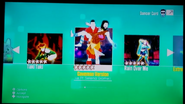 Taki Taki (Caveman Version) on the Just Dance 2020 menu (Wii)