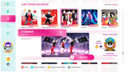 Te Dominar on the Just Dance 2020 menu