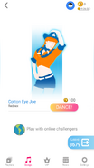 Tela de seleção de dançarino no Just Dance Now (update de 2020, celular)