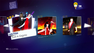 Just A Gigolo on the Just Dance 2014 menu