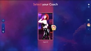 Tela de seleção de treinador do Just Dance 2024 Edition