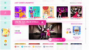 Mambo No. 5 (A Little Bit of Monika) on the Just Dance 2020 menu