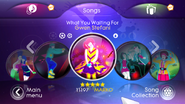 What You Waiting For? no menu do Just Dance 3 (Wii)