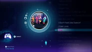 I Was Made For Lovin’ You on the Just Dance 3 menu (Xbox 360)
