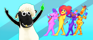 The coaches featured in the Beastly Beats playlist icon along with Beep Beep I’m A Sheep