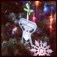 Hung-up Dancemas Ornament (Panda)