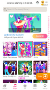 Juju On That Beat on the Just Dance Now menu (2020 update, phone)